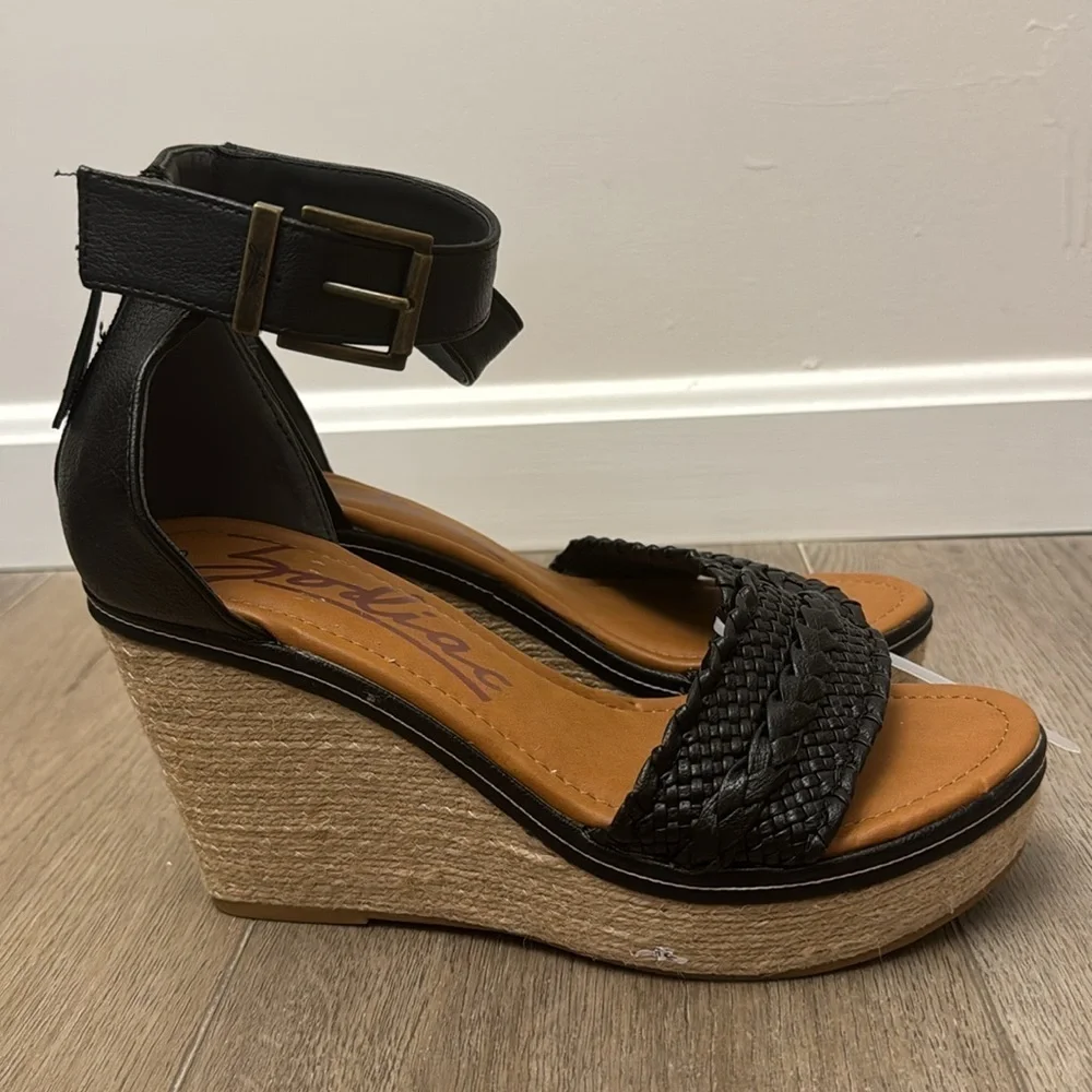 NEW! Zodiac Sabeen Ankle-Strap Espadrille Wedge Sandals - Size 10 🚛